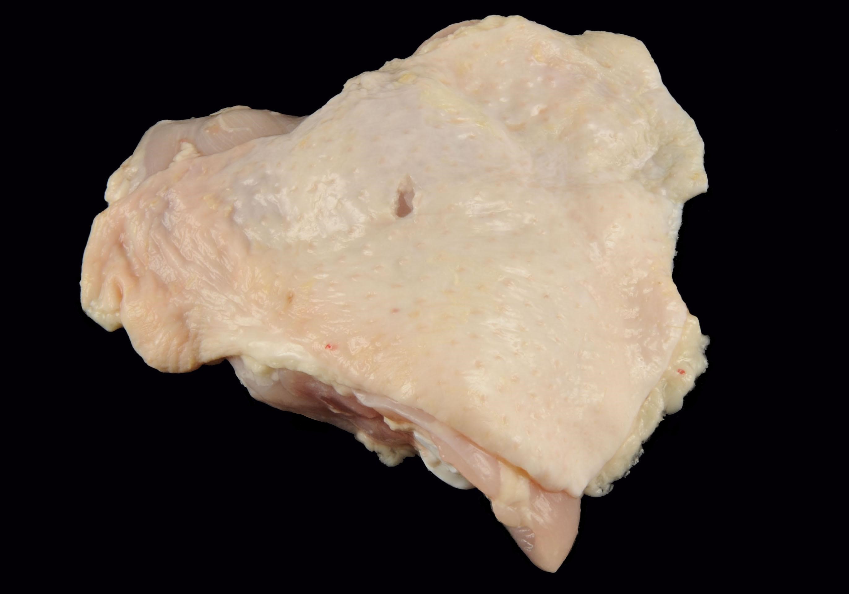 Photo of a chicken thing with exposed flesh Grade A